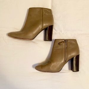 Tory Burch Taupe Bowie Bootie